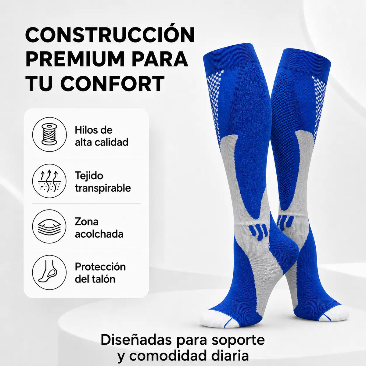 Medias de Compresión Graduada ActiveConfort 20–30 mmHg