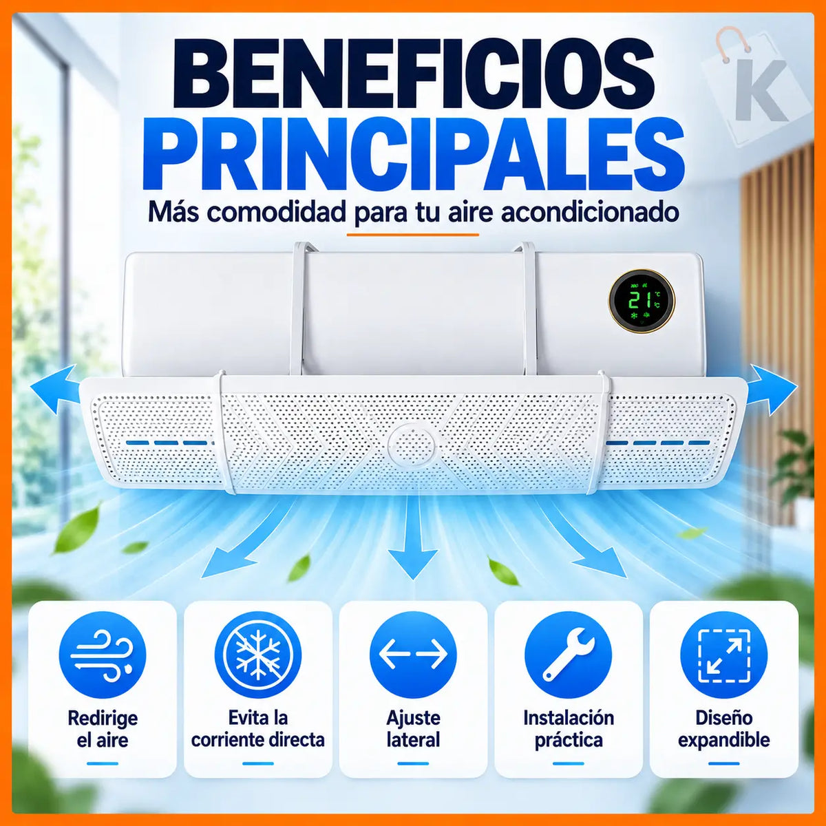 Deflector Aire Acondicionado