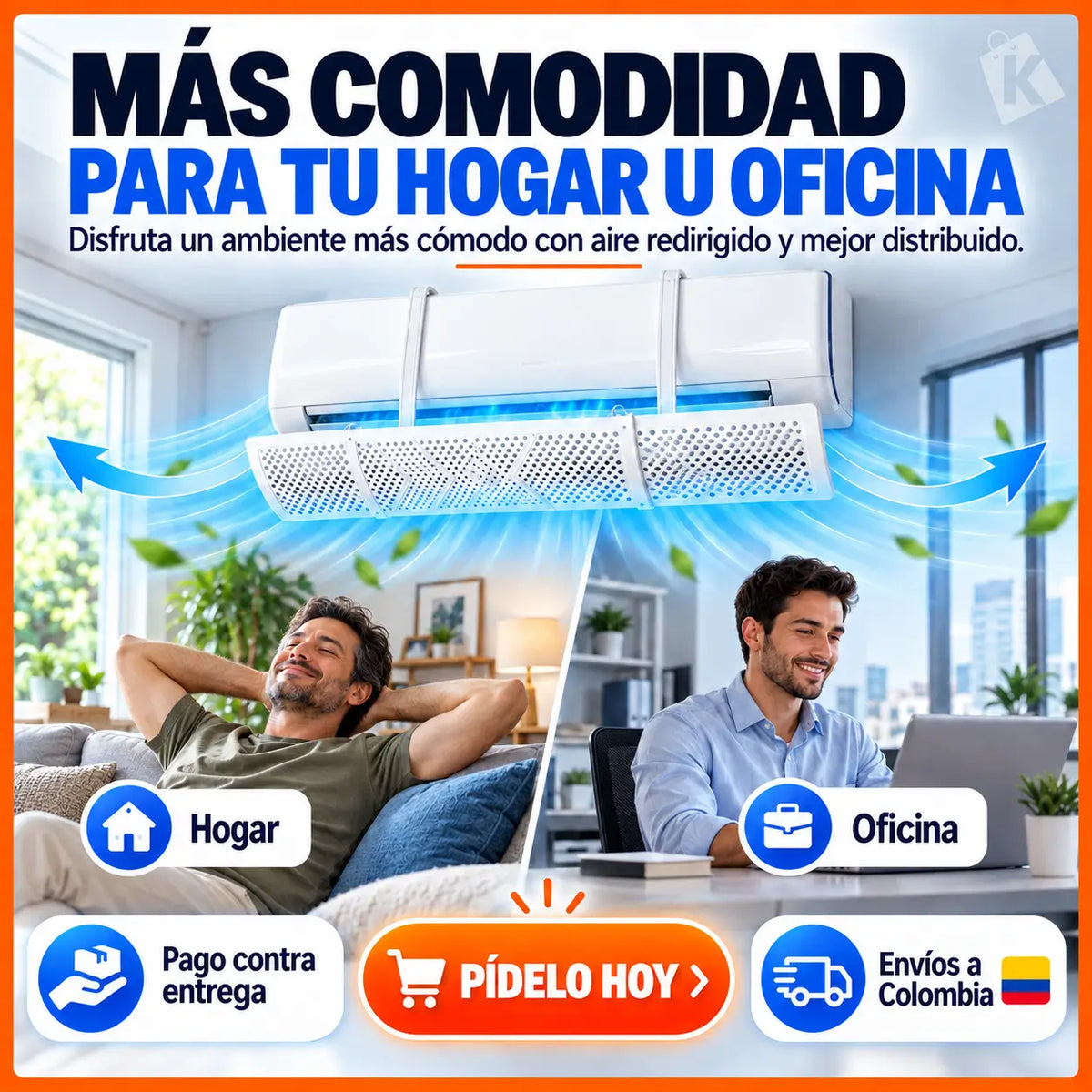 Deflector Aire Acondicionado