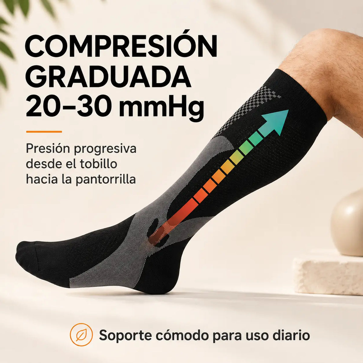 Medias de Compresión Graduada ActiveConfort 20–30 mmHg