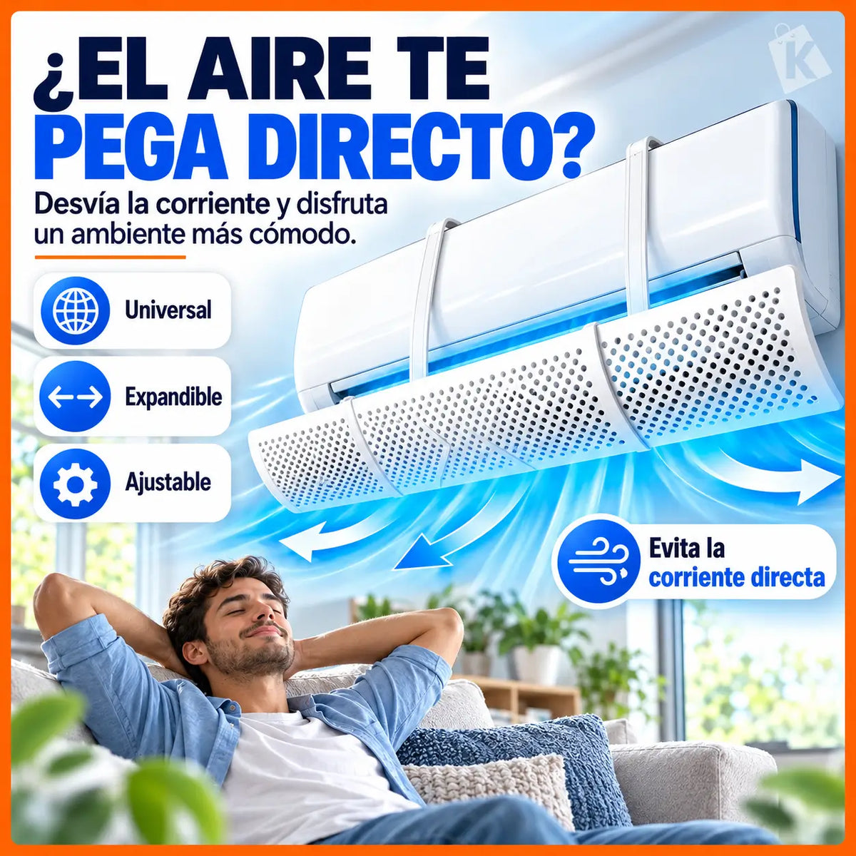 Deflector Aire Acondicionado